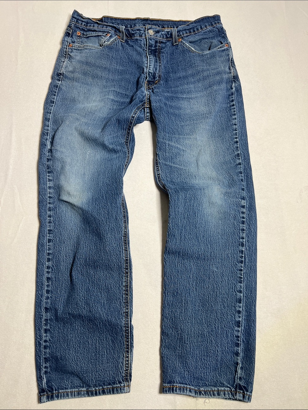 Levi's Vintage-Style Blue Straight Jeans